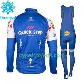 Cykeltøj Langærmet Vinter + Bib Cykelbukser 2017 Quick-Step Floors N001
